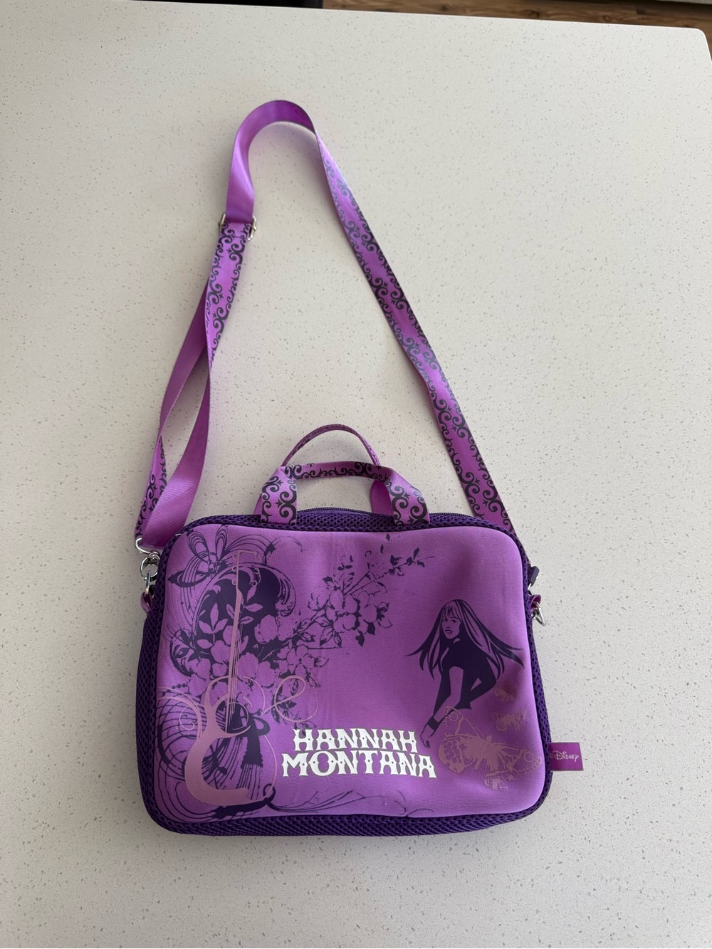 Disney Hannah Montana Purple Messenger Bag